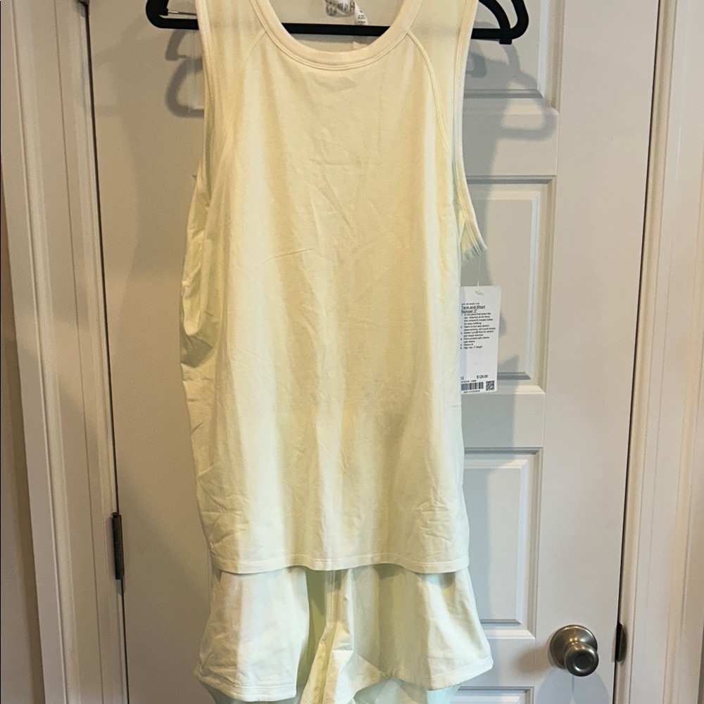 Lululemon tank and short romper 3”Set NWT
